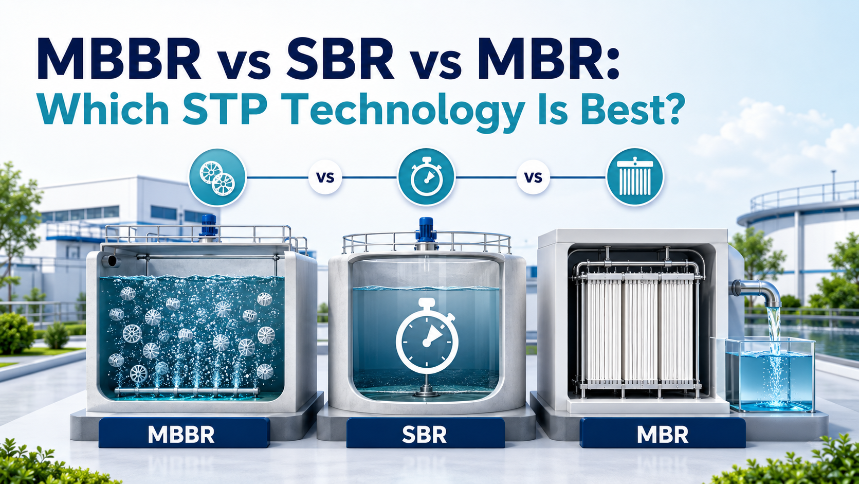 MBBR vs SBR vs MBR