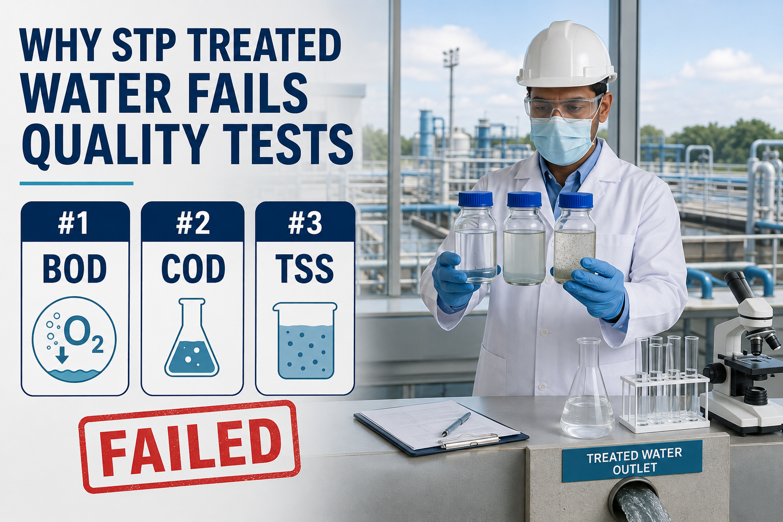 STP Treated-Water Quality Problems